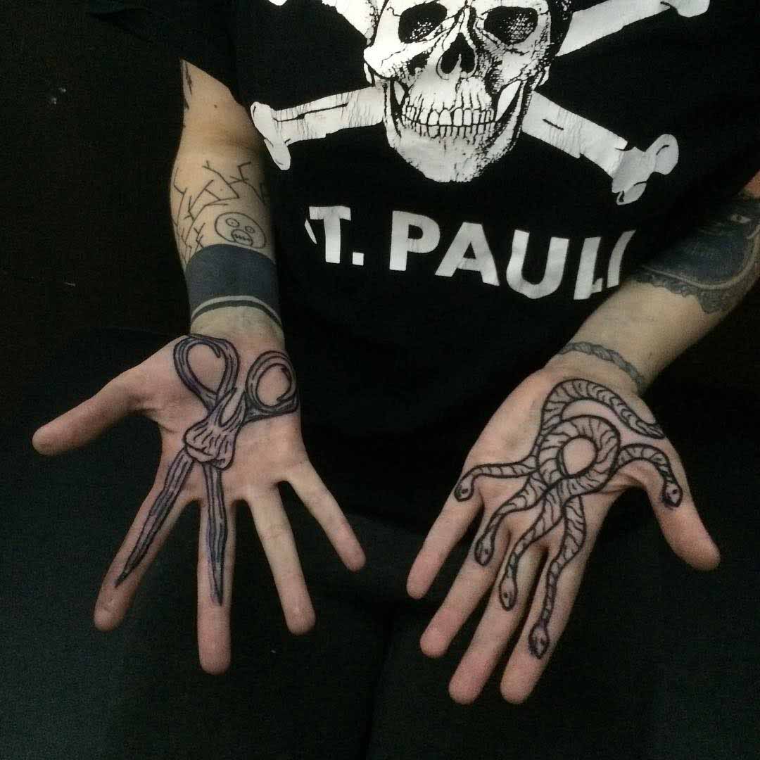 Cool Palm Tattoos by Bakunista