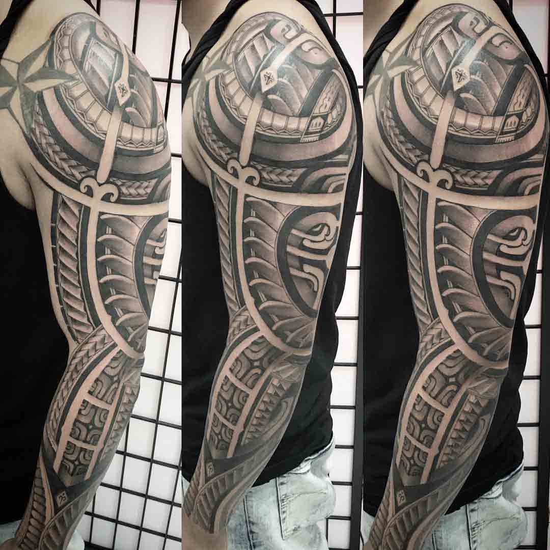 man tattoo sleeve