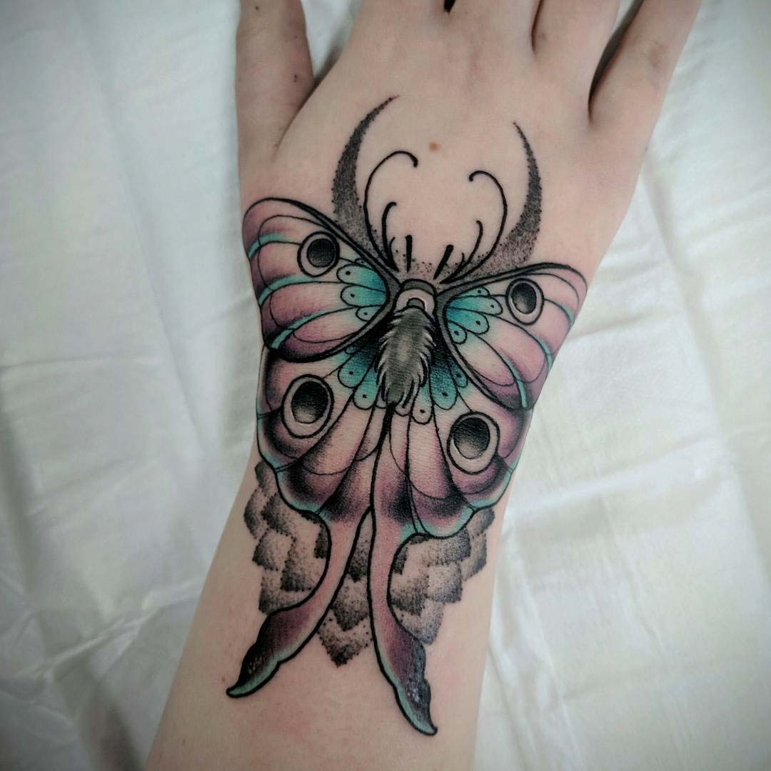 wrist tattoo butterfly