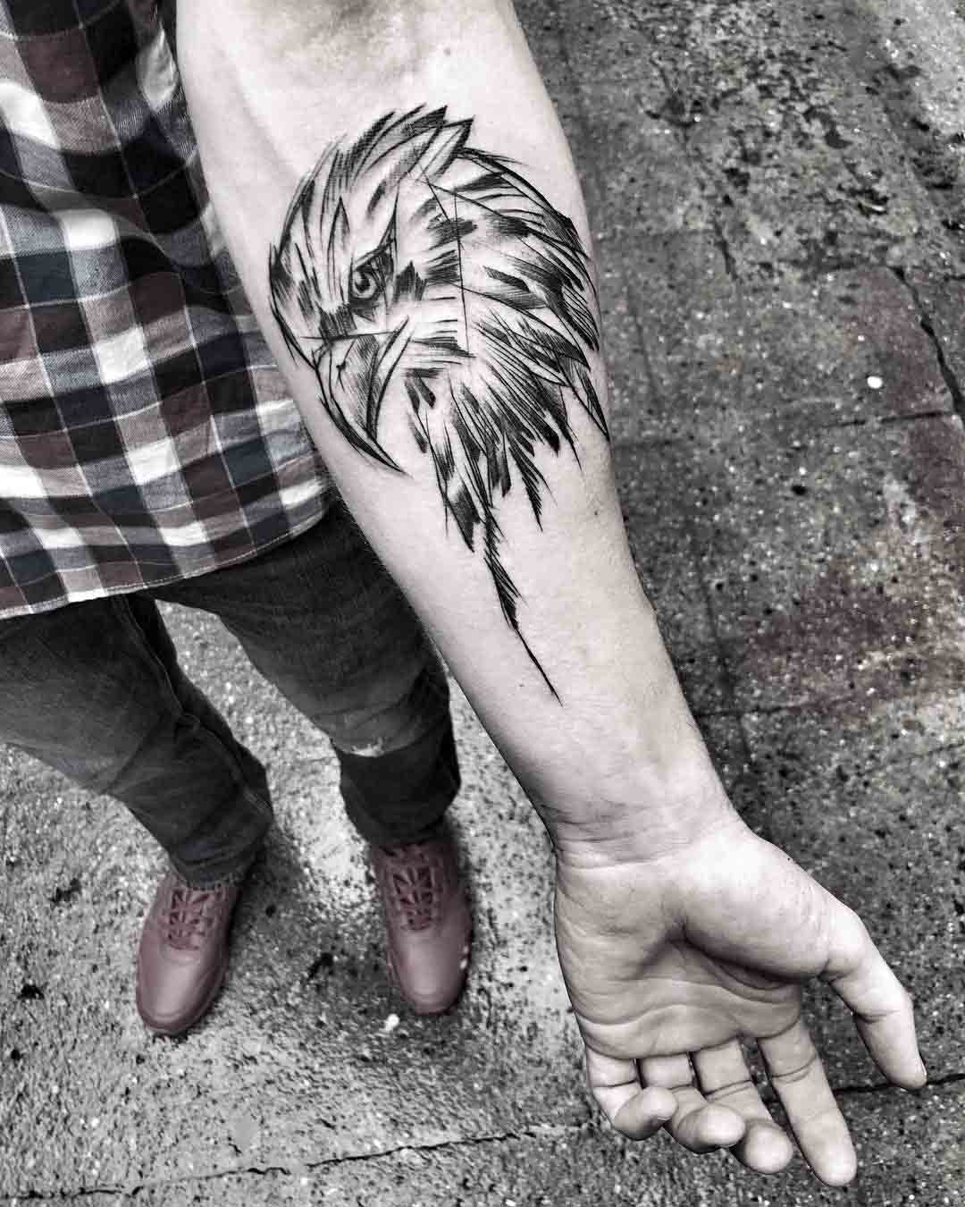 arm tattoo eagle