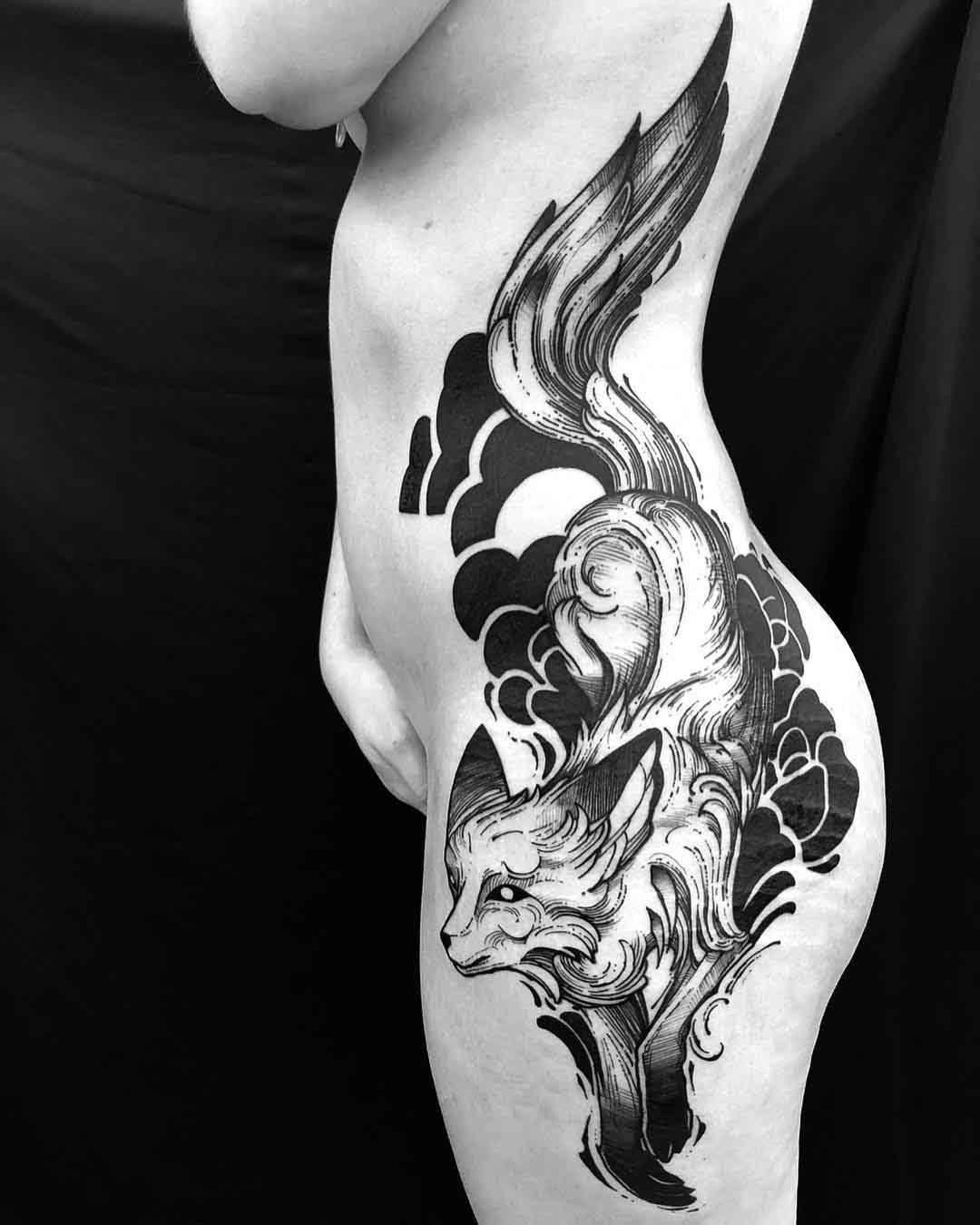 Starry Fox Tattoo - Best Tattoo Ideas Gallery