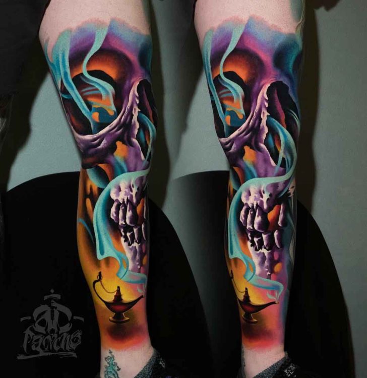 Skull Tattoo Jinn - Best Tattoo Ideas Gallery