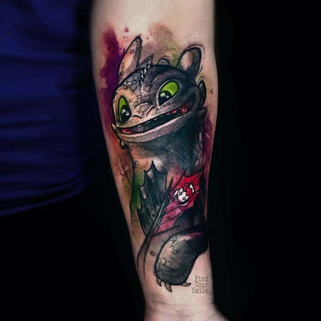 Toothless Tattoo - Best Tattoo Ideas Gallery