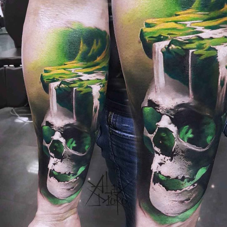 Waterfalls Skull Tattoo Best Tattoo Ideas Gallery