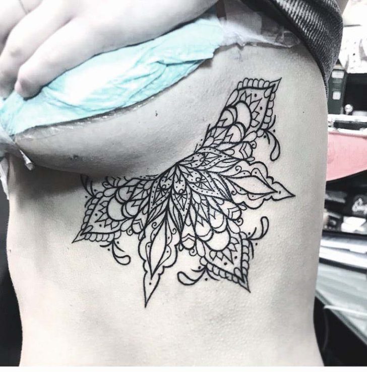 Under Breast Tattoo - Best Tattoo Ideas Gallery
