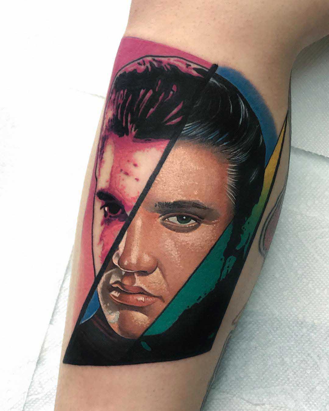 Elvis Prestley tattoo