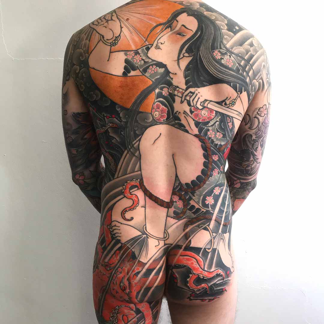 japanese tattoo geisha