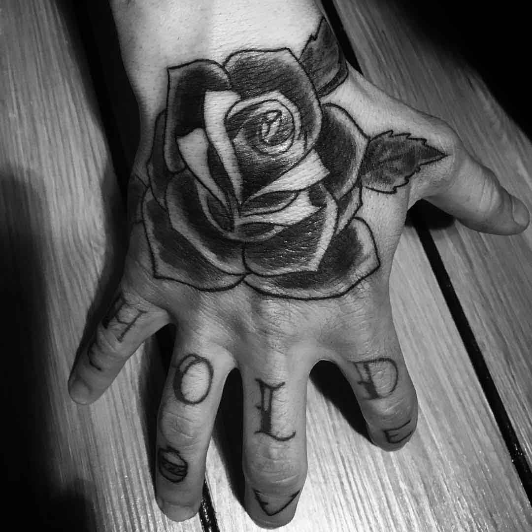 Rose Hand Tattoo - Best Tattoo Ideas Gallery