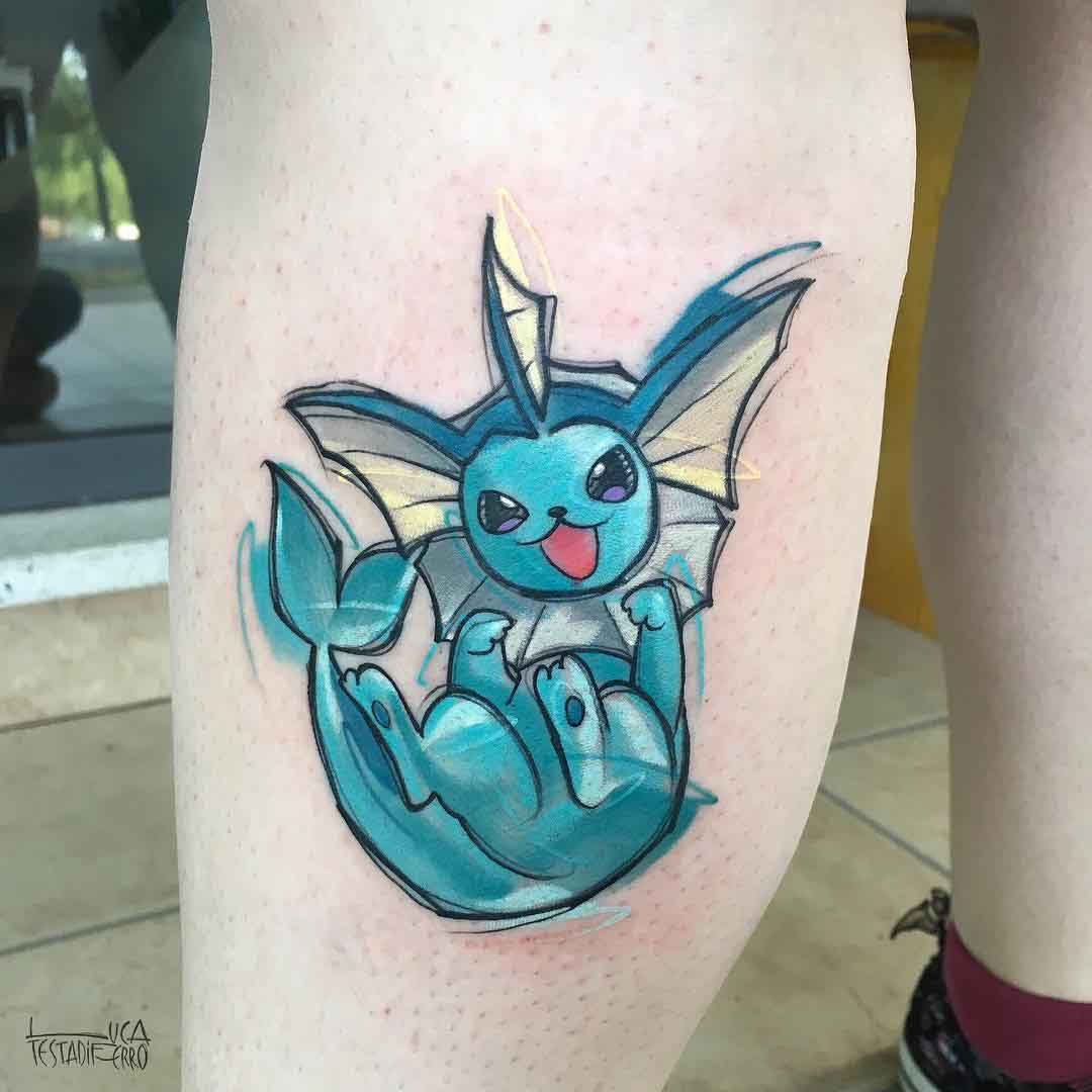 pokemon tattoo vaporeon
