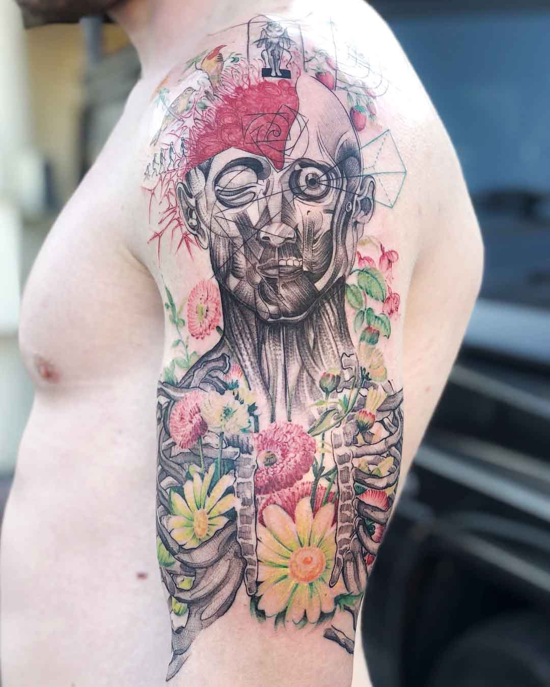 shoulder tattoo human body