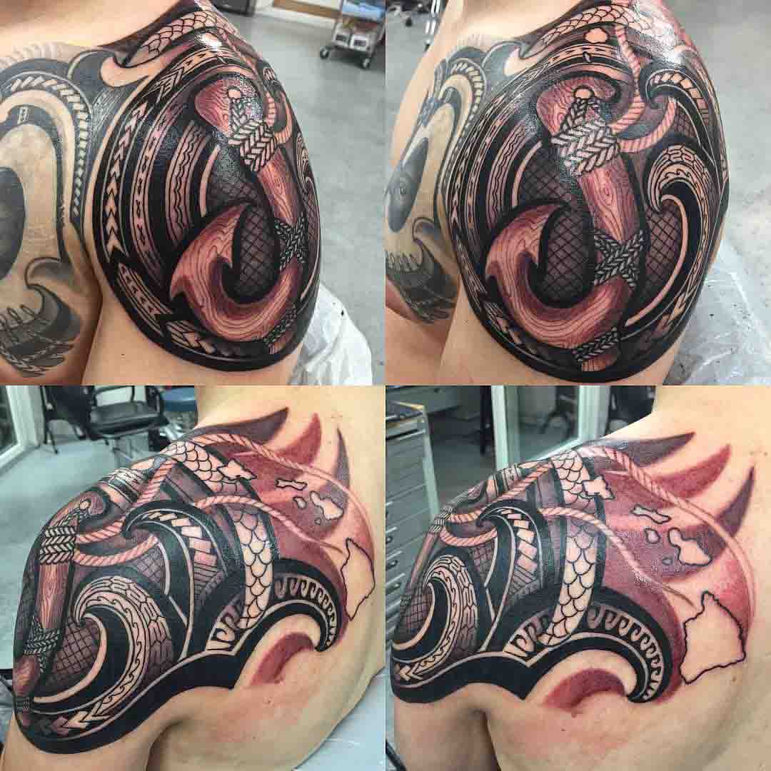 hook tattoo polynesian
