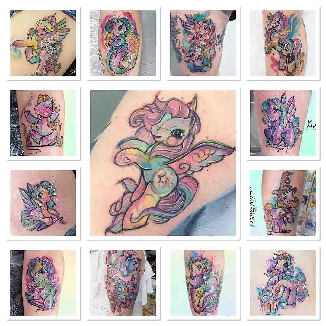 many unicorn tattoos