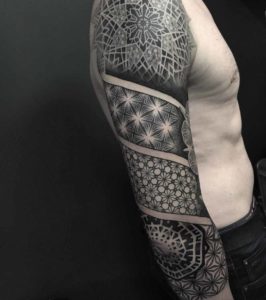 Dotwork Half Sleeve Tattoo - Best Tattoo Ideas Gallery