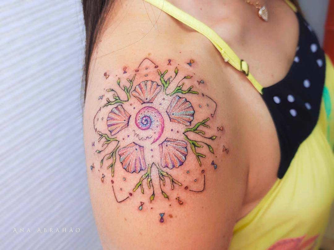 shoulder tattoo starfish