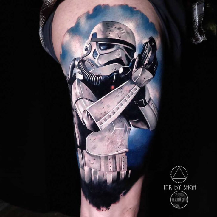 Realistic Stormtrooper Tattoo | Best Tattoo Ideas Gallery