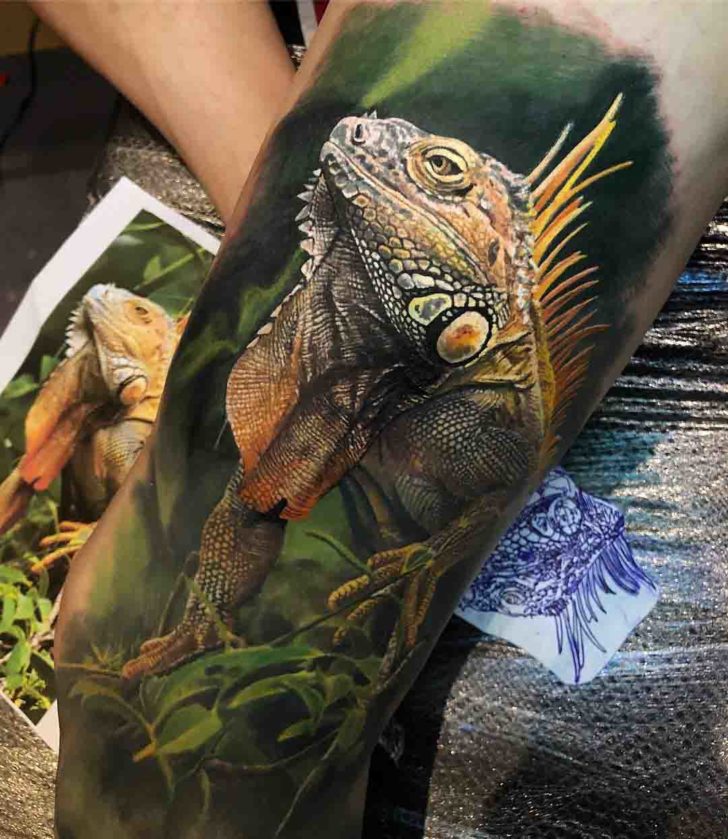 Green Iguana Tattoo | Best Tattoo Ideas Gallery