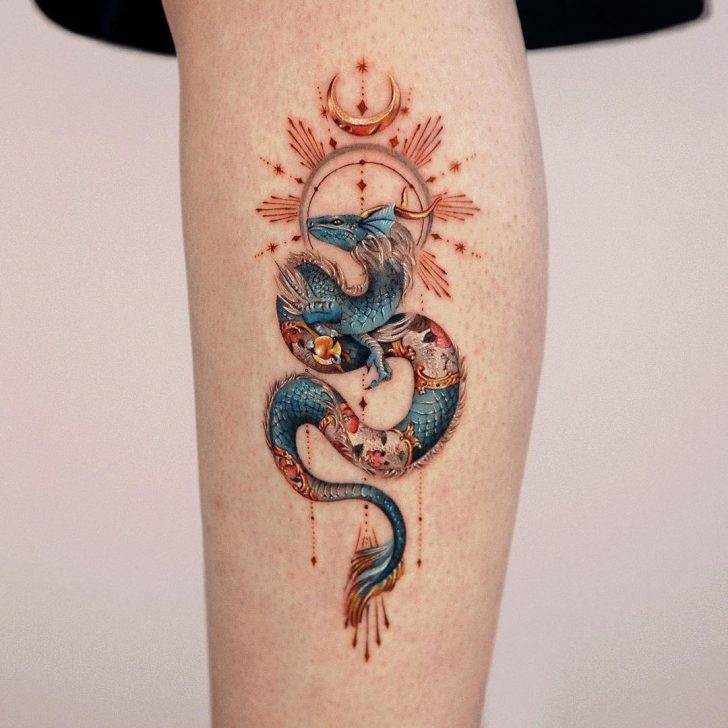 Cherry Blossom Dragon Tattoo - Best Tattoo Ideas Gallery