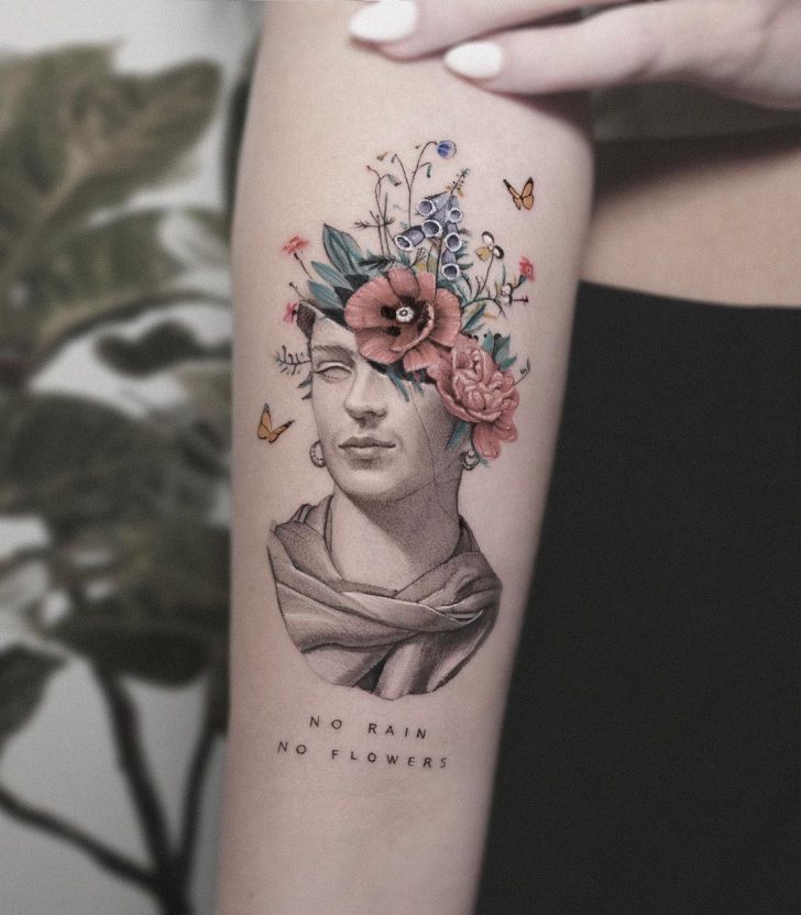 Head of Flowers Tattoo  Best Tattoo Ideas Gallery