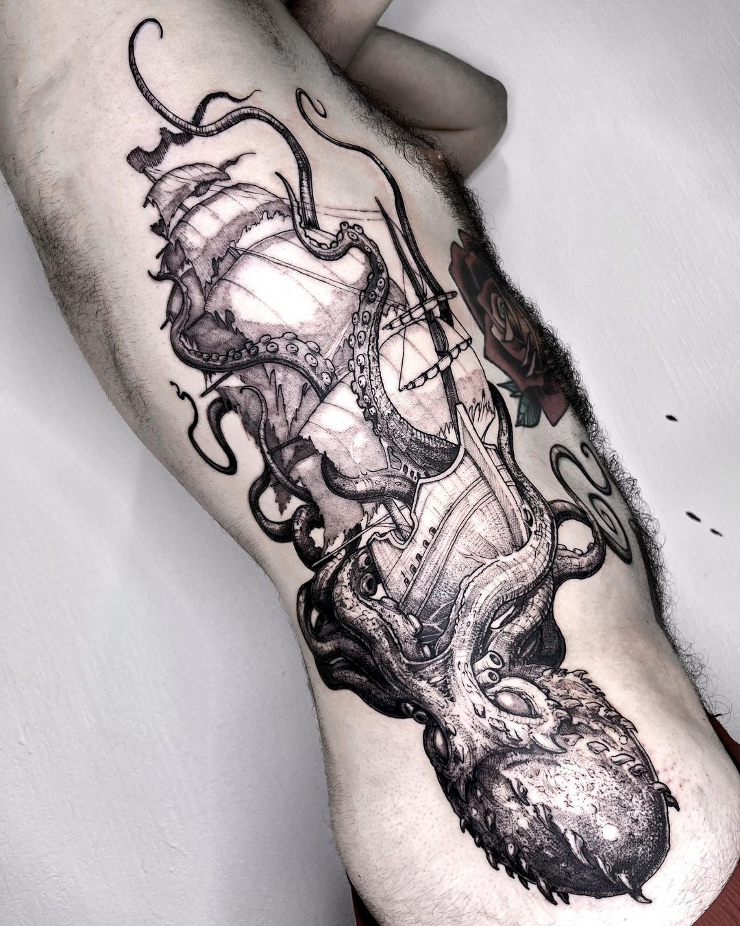 15 Amazing Kraken Tattoo Designs Design Press