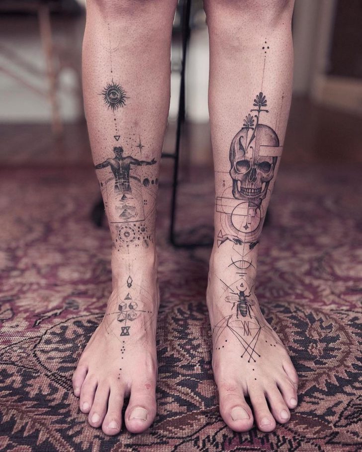Spiritual Tattoos on Legs - Best Tattoo Ideas Gallery