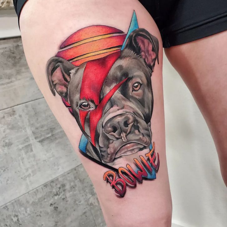 Pitbull Tattoo | Pitbull tattoo, Tattoos, Dog tattoos