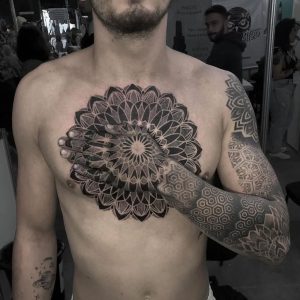 Hand To Chest Mandala Tattoo - Best Tattoo Ideas Gallery