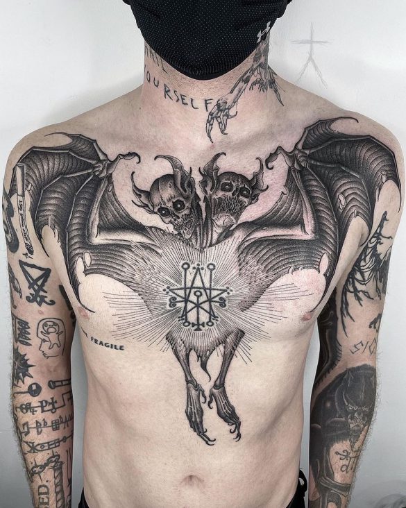 chest done by Emma Eaton at Hidden Light tattoo in Chicago! : r/tattoos