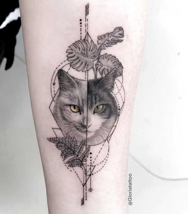 Two Cats Tattoo - Best Tattoo Ideas Gallery